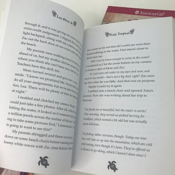 American Girls Paperback Book Lot of 6 Tenney Lucianna Lea Courtney Beforever 8+ - Picture 12 of 13